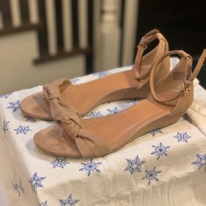 J Crew leather wedge sandal